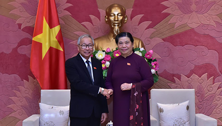 Đoàn Đại biểu cấp cao Đảng Liên đoàn Quốc gia vì Dân chủ cầm quyền tại Mi-an-ma thăm Việt Nam