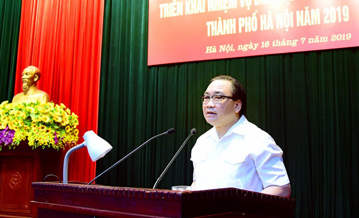 Triển khai nhiệm vụ diễn tập khu vực phòng thủ TP Hà Nội
