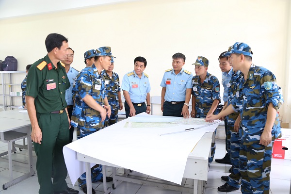 Diễn tập chỉ huy tham mưu kíp chiến đấu sở chỉ huy Trung đoàn pháo phòng không năm 2019