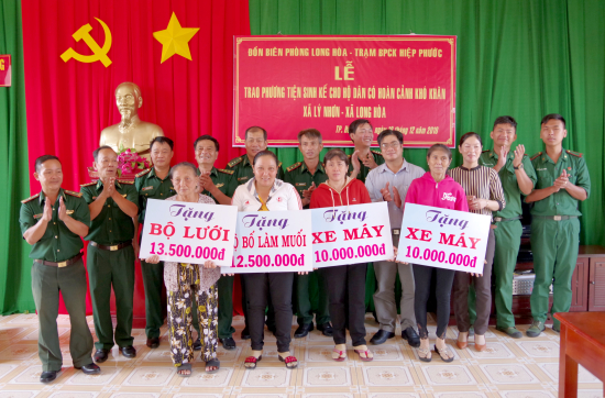 Bộ đội Biên phòng Thành phố Hồ Chí Minh chung sức xây dựng nông thôn mới