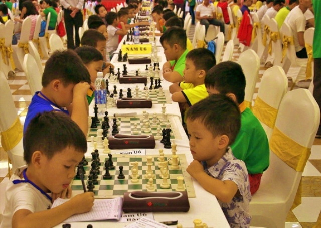 Khởi tranh Giải Vô địch cờ vua trẻ xuất sắc toàn quốc