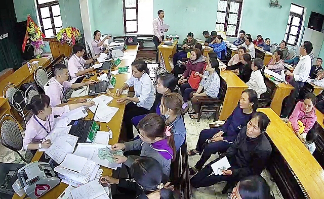 Xuân Trạch Điểm sáng xã giao dịch không có nợ quá hạn