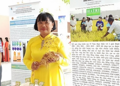 Nhà khoa học nữ miền Tây dành trọn đam mê cho cây lúa