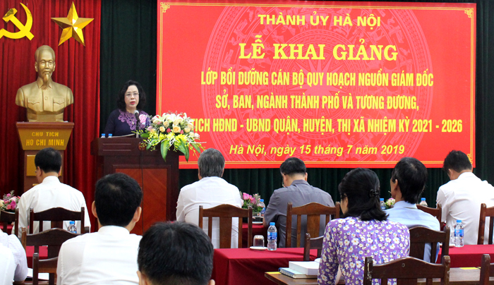 Hà Nội Khai giảng lớp bồi dưỡng cán bộ quy hoạch nguồn