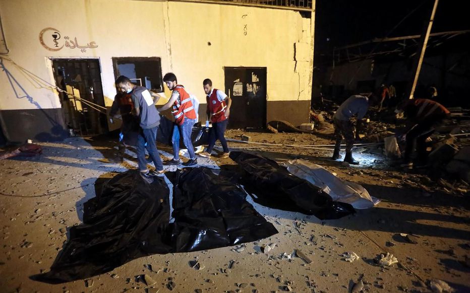Libya Tấn công đẫm máu khiến hàng trăm người di cư bị thương vong