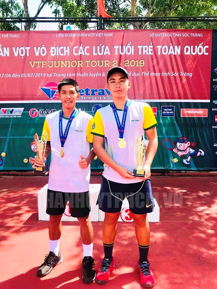 TP Hồ Chí Minh tiếp tục dẫn đầu giải quần vợt các lứa tuổi trẻ toàn quốc 2019
