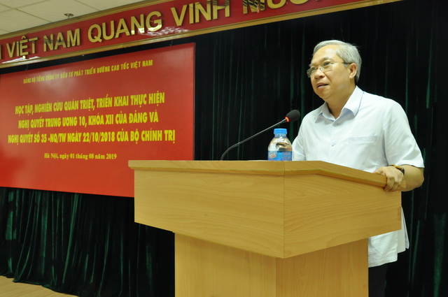 Triển khai Nghị quyết Trung ương 10 khóa XII tại Đảng bộ VEC