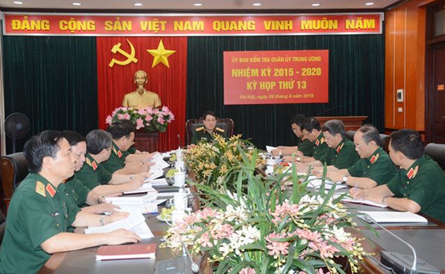 Ủy ban Kiểm tra Quân ủy Trung ương xem xét kỷ luật 10 cán bộ, sỹ quan