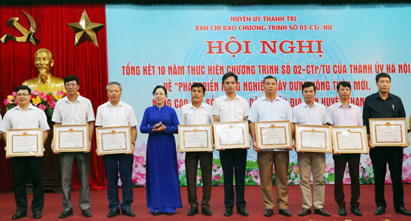 Tiếp tục xây dựng nông thôn mới tiệm cận với các tiêu chí trở thành quận trước năm 2025