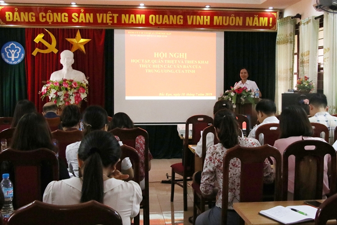 BHXH Bắc Kạn Quán triệt và triển khai thực hiện các văn bản của Trung ương, của Tỉnh