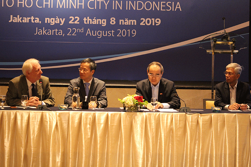 Lãnh đạo TP Hồ Chí Minh tìm hiểu các giải pháp chống ngập của Indonesia