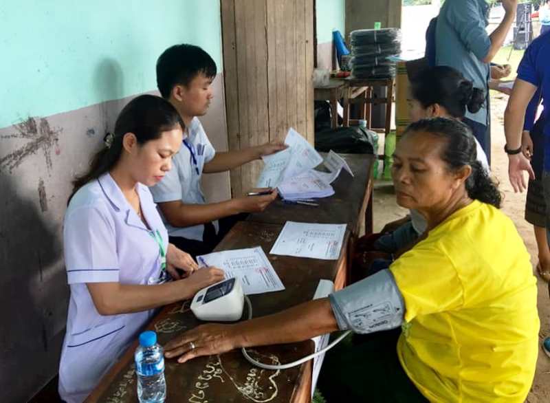 Nhiều hoạt động tình nguyện của tuổi trẻ Thủ đô tại Viêng Chăn