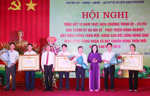 Giữ vững vị trí tiên phong mang tính dẫn dắt trong xây dựng nông thôn mới