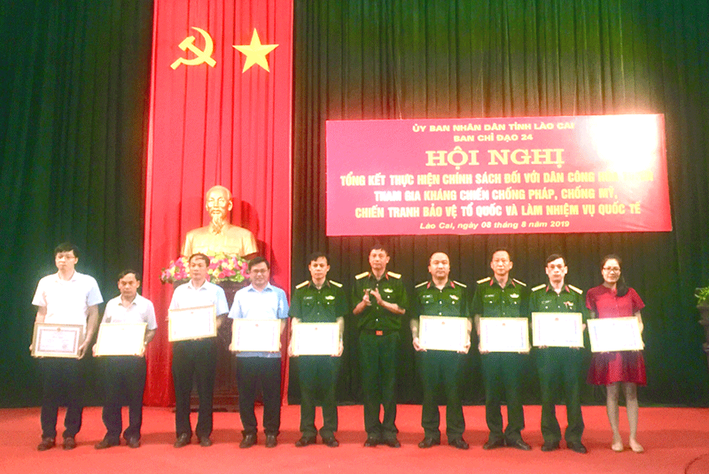 Lào Cai Tổng kết thực hiện chính sách đối với dân công hỏa tuyến