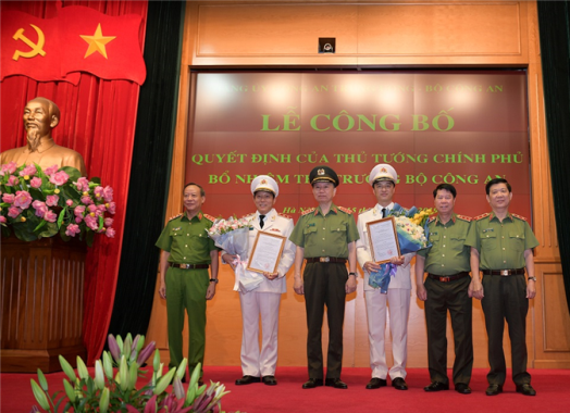 Thủ tướng Chính phủ bổ nhiệm hai Thứ trưởng Bộ Công an