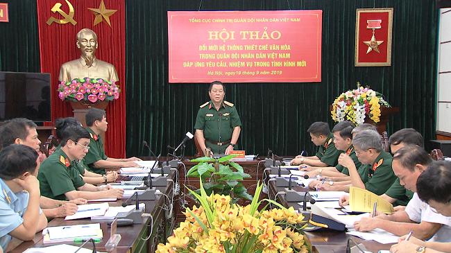 Đổi mới thiết chế văn hoá trong Quân đội