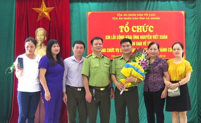 Tòa án nhân dân tỉnh Hà Giang xin lỗi công khai người bị kết án oan
