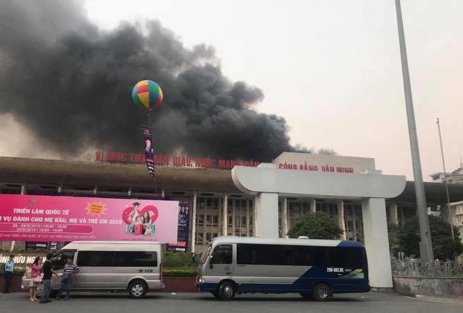 Chưa có thống kê đầy đủ thiệt hại vụ cháy Cung Văn hóa Lao động Hữu nghị