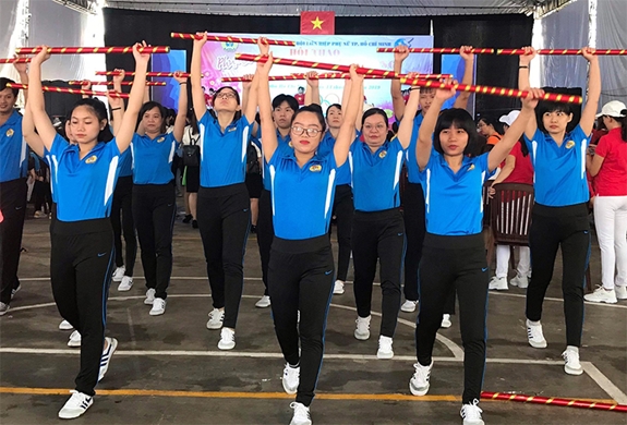 Gần 2 000 nữ vận động viên tham gia Hội thao “Phụ nữ khỏe đẹp, năng động”