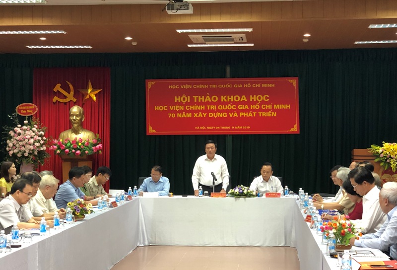 “Học viện Chính trị quốc gia Hồ Chí Minh 70 năm xây dựng và phát triển”