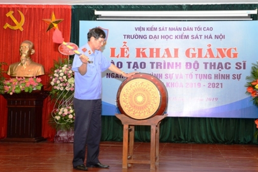 ​ ​ Trường Đại học Kiểm sát Hà Nội khai giảng khóa 1 đào tạo trình độ Thạc sĩ
