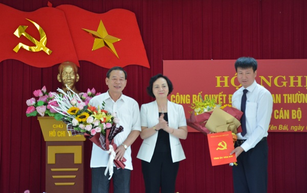 Yên Bái bổ nhiệm một số vị trí lãnh đạo mới