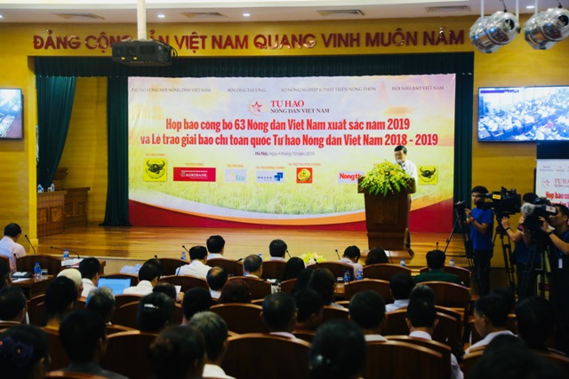 Sẽ vinh danh 63 nông dân tiêu biểu xuất sắc 2019