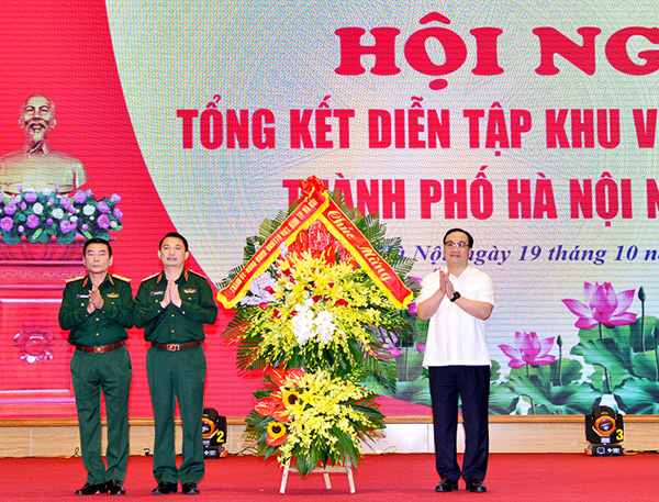 Sẵn sàng bảo vệ Thủ đô trong mọi tình huống