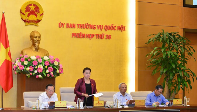 Khai mạc Phiên họp thứ 38 của Ủy ban Thường vụ Quốc hội