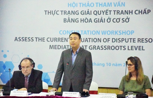 Nâng cao hiệu quả giải quyết tranh chấp ở cơ sở thông qua hoà giải
