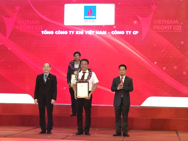 PV GAS đứng thứ 6 trong Top 500 doanh nghiệp lợi nhuận tốt nhất Việt Nam