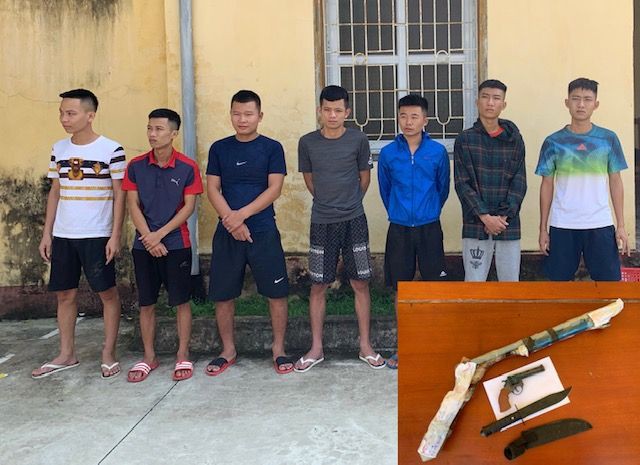 Tạm giữ 7 đối tượng tấn công gia đình người dân