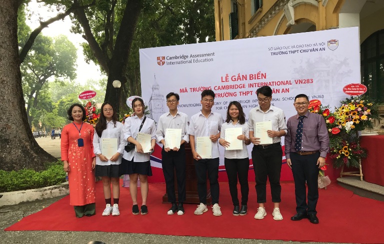 Trường THPT Chu Văn An trở thành thành viên của tổ chức Cambridge