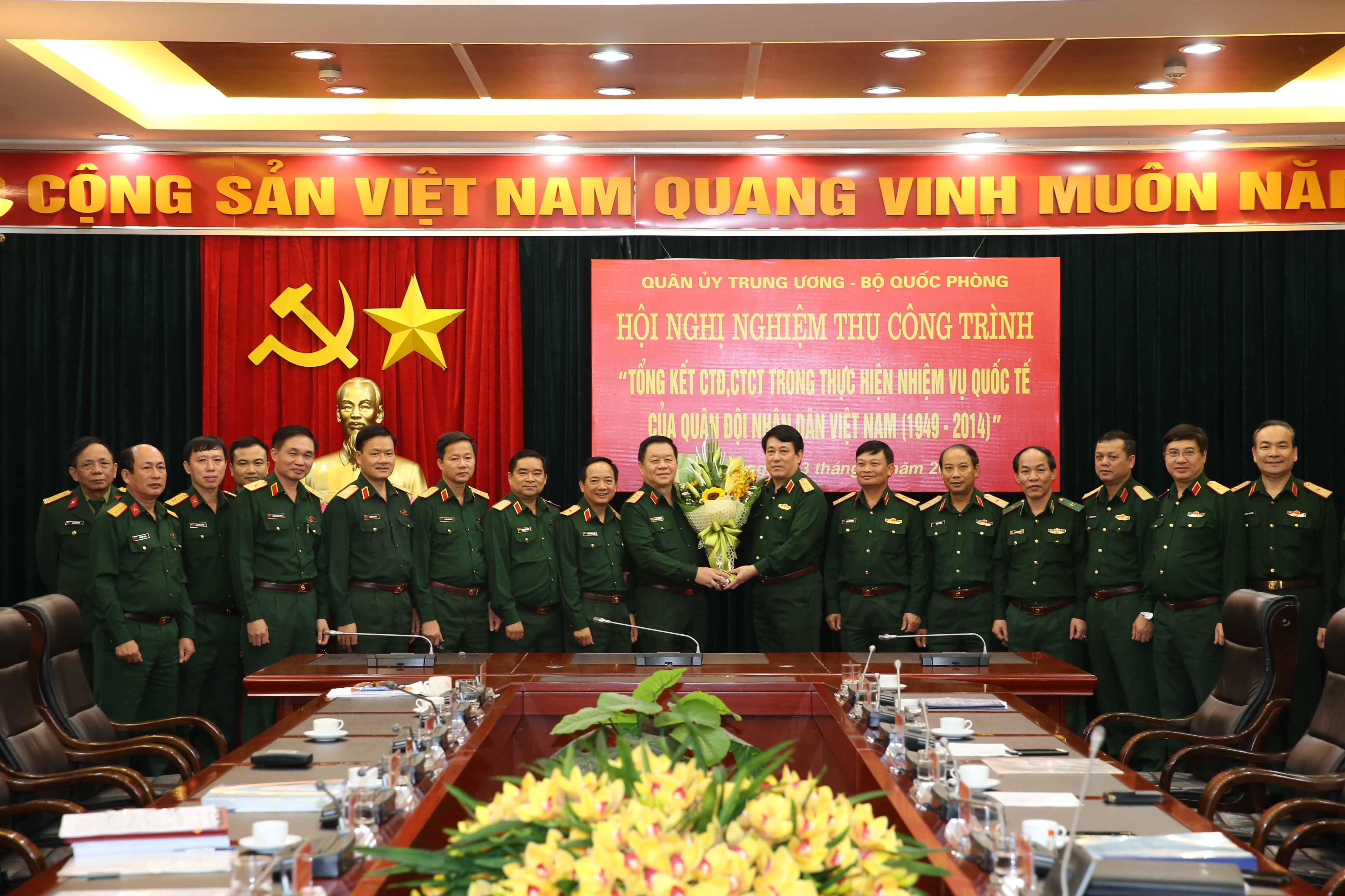 Tổng kết công tác đảng, công tác chính trị quân đội trong thực hiện nhiệm vụ quốc tế