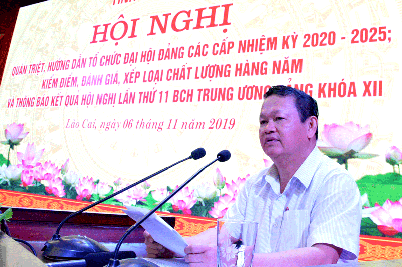 Lào Cai Hướng dẫn tổ chức Đại hội Đảng các cấp cho gần 4 500 cán bộ, đảng viên