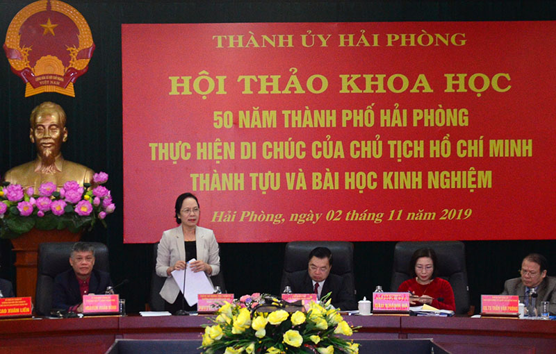Thực hiện Di chúc của Người, Hải Phòng tiếp tục đổi mới và phát triển mạnh mẽ