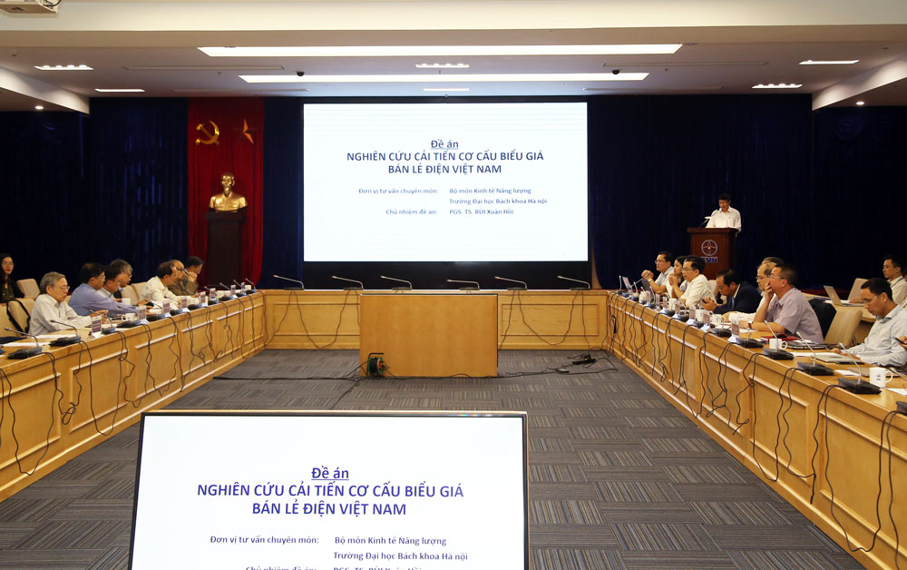 Hội thảo góp ý về Đề án Nghiên cứu cải tiến cơ cấu biểu giá bán lẻ điện