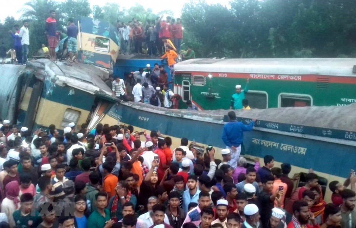 Bangladesh Số người thiệt mạng trong vụ tai nạn tàu hỏa tiếp tục tăng