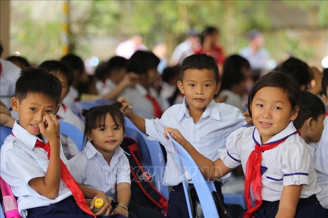 Trường tiểu học của trẻ em gốc Việt hướng mục tiêu hội nhập vào trường công lập Campuchia