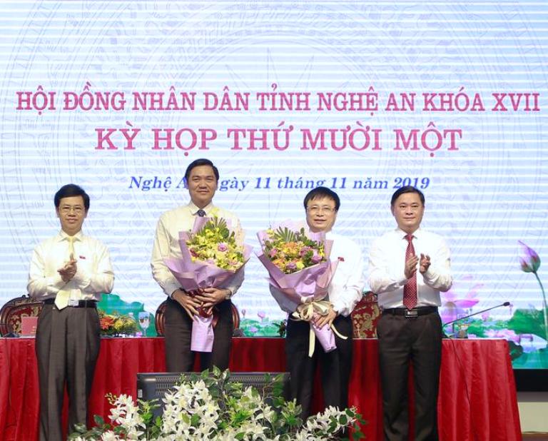 Nghệ An có 2 Phó Chủ tịch UBND tỉnh mới