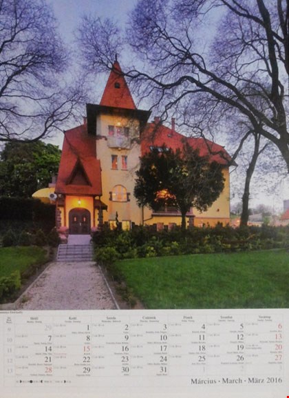 Fried Castle of Vietnamese people printed in Hungary’s Calendar 2016