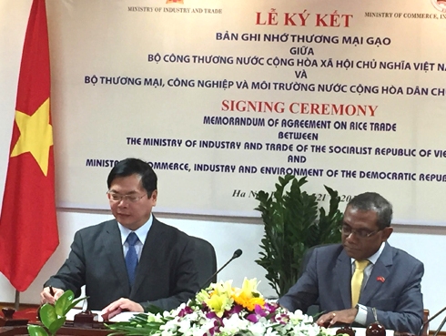 Vietnam, Timor-Leste sign deal in rice export