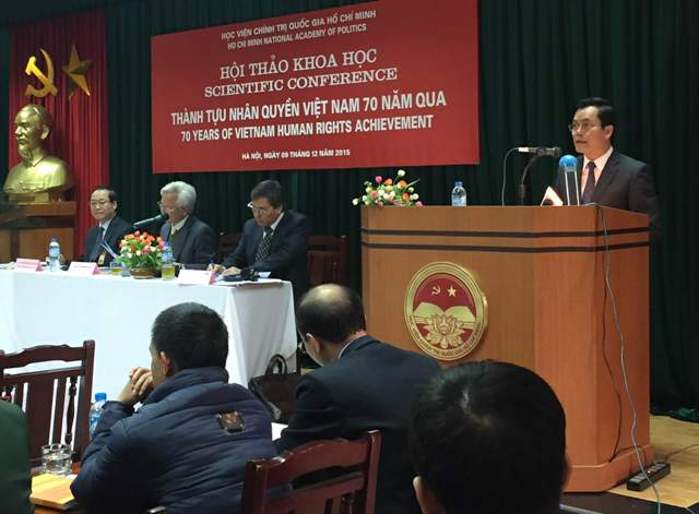 Scientific conference 70 years of Vietnam human rights achievement