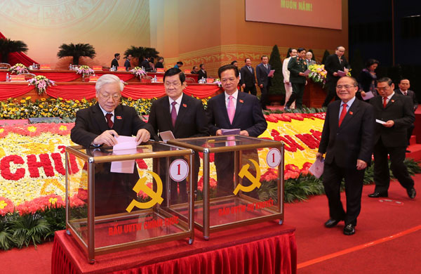 Deputies vote to elect 12th Party Central Committee