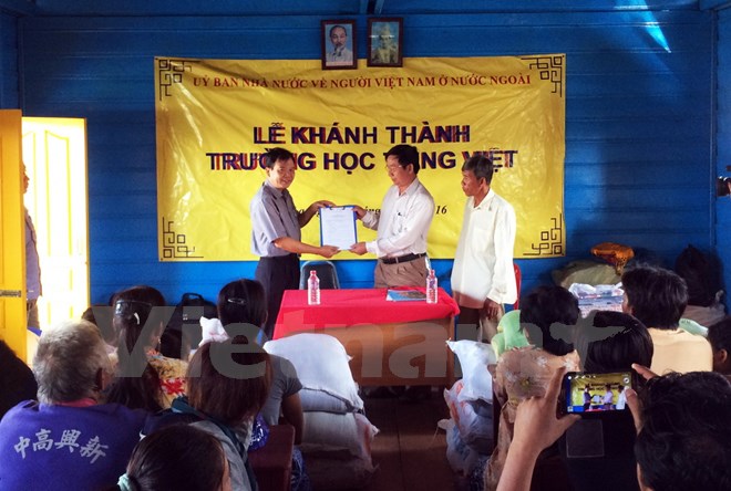 School for OV children opens in Cambodia