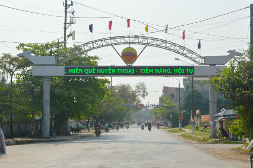 Hung Ha district meets new-style rural area standards