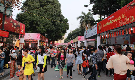 Nearly 10,000 book copies sold at “Binh Than Spring Book Street 2016”