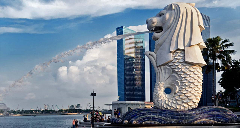 Merlion - symbol of Singapore
