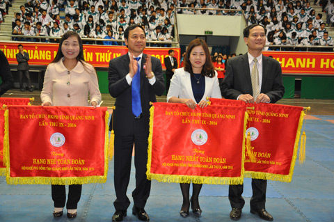 Dong Trieu town ranked first at 2016 Quang Ninh Sports Festival