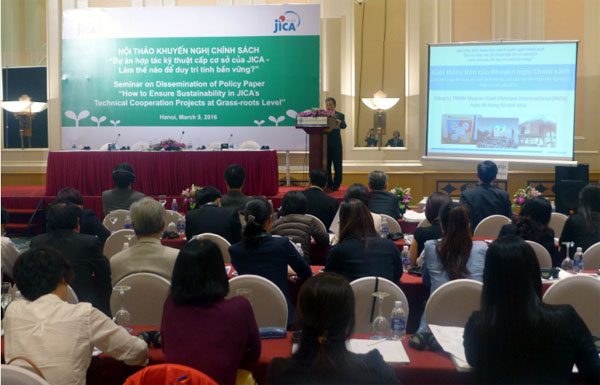 By March 2016 JICA Vietnam has implemented 81 Partnership Program projects